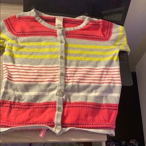 grey button down sweater